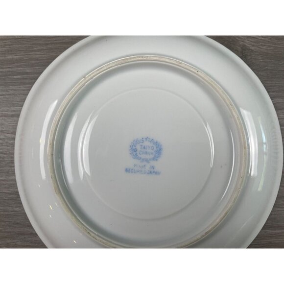 Taiyo China Tea Cup and Saucer Set Floral with Gold Trim Made in Occupied Japan - Picture 11 of 16